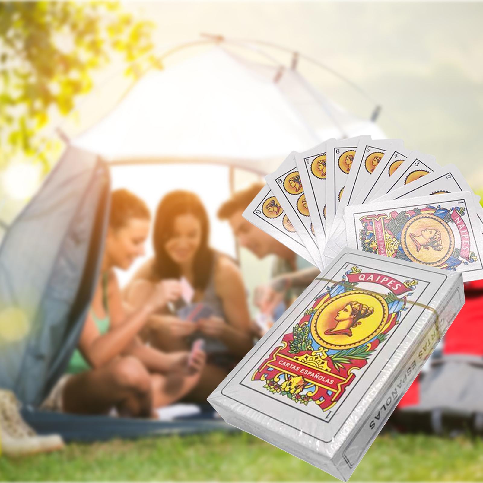 Party Games In Spanish - Большие испанские игральные карты, водонепроницаемые покерные