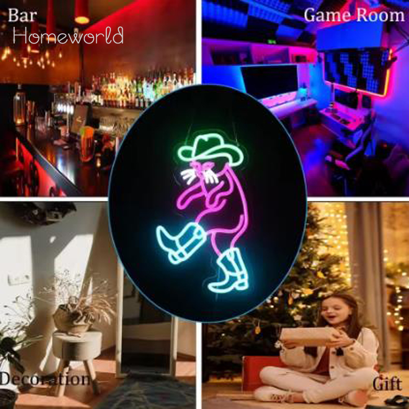 Ковбойский кот, неоновая вывес – обзор и цена Party Games Shop